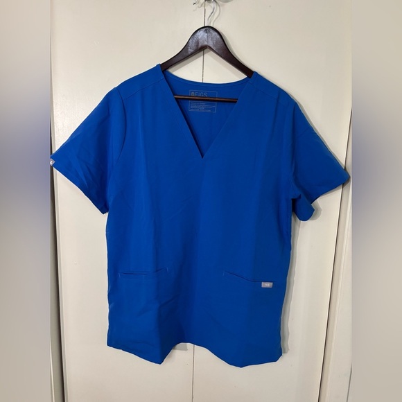Figs Blue Boxy Relaxed Set - Picture 1 of 6